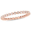 Thumbnail Image 1 of 0.24 CT. T.W. Diamond Eternity Wedding Band in 10K Rose Gold
