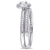 Thumbnail Image 1 of 0.47 CT. T.W. Diamond Swirl Frame in Bridal Set 10K White Gold