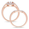 Thumbnail Image 3 of 0.73 CT. T.W. Diamond Frame Vintage-Style Bridal Set in 10K Rose Gold