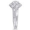 Thumbnail Image 2 of 0.47 CT. T.W. Multi-Diamond Frame Vintage-Style Engagement Ring in 10K White Gold