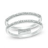 Thumbnail Image 4 of Convertibilities 0.16 CT. T.W. Diamond Twist Three-in-One Ring in Sterling Silver and 10K Gold