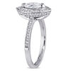Thumbnail Image 1 of 0.79 CT. T.W. Marquise Diamond Frame Engagement Ring in 14K White Gold