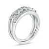 Thumbnail Image 2 of Convertibilities 0.16 CT. T.W. Diamond Heart Three-in-One Ring in Sterling Silver