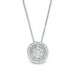 Thumbnail Image 1 of Convertibilities 0.33 CT. T.W. Composite Diamond Three-in-One Pendant in 10K White Gold