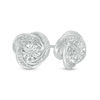 Thumbnail Image 0 of Diamond Accent Love Knot Stud Earrings in Sterling Silver
