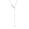 Thumbnail Image 1 of 0.09 CT. Pear-Shaped Diamond Solitaire Necklace in 10K White Gold