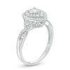 Thumbnail Image 1 of 0.45 CT. T.W. Diamond Double Pear-Shaped Twist Engagement Ring in 10K White Gold