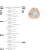 Thumbnail Image 3 of 0.146 CT. T.W. Diamond Love Knot Stud Earrings in 10K Rose Gold