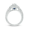Thumbnail Image 2 of Vera Wang Love Collection 1.23 CT. T.W. Diamond Double Frame Twist Engagement Ring in 14K White Gold