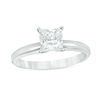 Thumbnail Image 0 of 2.00 CT. Certified Princess-Cut Diamond Solitaire Engagement Ring in 14K White Gold (J/I3)