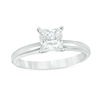 Thumbnail Image 1 of 2.00 CT. Certified Princess-Cut Diamond Solitaire Engagement Ring in 14K White Gold (J/I3)