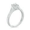Thumbnail Image 1 of 0.18 CT. T.W. Diamond Double Frame Promise Ring in 10K White Gold