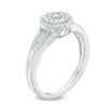Thumbnail Image 1 of 0.145 CT. T.W. Diamond Double Frame Promise Ring in Sterling Silver