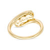 Thumbnail Image 2 of 0.23 CT. T.W. Diamond Past Present Future® Bypass Engagement Ring in 10K Gold