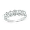 Thumbnail Image 1 of 0.15 CT. T.W. Diamond &quot;S&quot; Anniversary Band in 10K White Gold