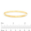 Thumbnail Image 2 of 6.0mm Hammered Bangle in 14K Gold