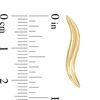 Thumbnail Image 1 of Wavy Crawler Earrings in 14K Gold