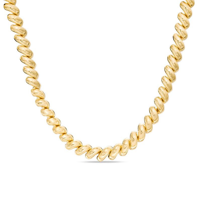 6.0mm San Marco Necklace in 14K Gold - 16"