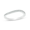 Convertibilities 0.10 CT. T.W. Diamond Interlocking Loops Three-in-One Ring in Sterling Silver