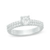 Thumbnail Image 0 of 0.60 CT. T.W. Diamond Double Row Engagement Ring in 14K White Gold