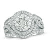 Thumbnail Image 1 of 1.50 CT. T.W. Diamond Frame Twist Engagement Ring in 14K White Gold