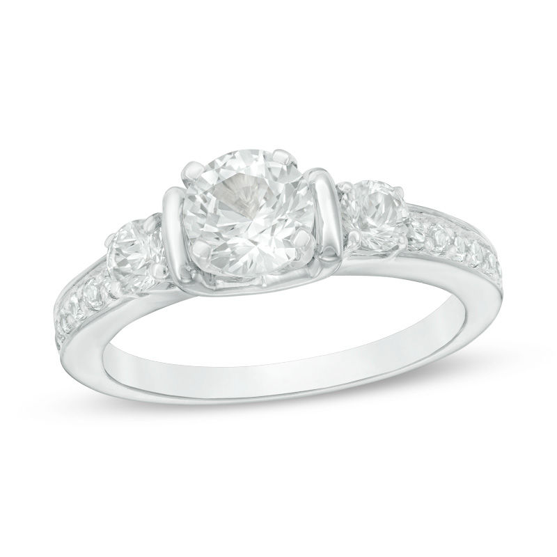 Zales white sapphire ring in sterling silver rmc 2