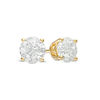 Thumbnail Image 0 of 0.50 CT. T.W. Certified Diamond Solitaire Stud Earrings in 14K Gold (J/I3)