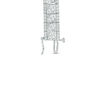 Thumbnail Image 2 of 10.00 T.W. Princess-Cut and Round Diamond Bracelet in 14K White Gold - 7.5"