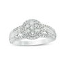0.46 CT. T.W. Composite Diamond Frame Engagement Ring in 10K White Gold