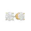 Thumbnail Image 0 of 1.00 CT. T.W. Certified Diamond Solitaire Stud Earrings in 14K Gold (J/I3)