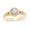 Thumbnail Image 1 of 0.40 CT. T.W. Diamond Frame Infinity-Sides Engagement Ring in 14K Gold