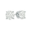 Thumbnail Image 0 of 1.00 CT. T.W. Certified Diamond Solitaire Stud Earrings in 14K White Gold (J/I2)