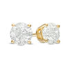 Thumbnail Image 0 of 1.00 CT. T.W. Certified Diamond Solitaire Stud Earrings in 14K Gold (J/I2)