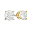 Thumbnail Image 1 of 1.00 CT. T.W. Certified Diamond Solitaire Stud Earrings in 14K Gold (J/I2)