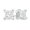 Thumbnail Image 0 of 0.30 CT. T.W. Princess-Cut Diamond Solitaire Stud Earrings in 14K White Gold