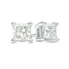 Thumbnail Image 1 of 0.30 CT. T.W. Princess-Cut Diamond Solitaire Stud Earrings in 14K White Gold