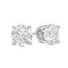 Thumbnail Image 1 of 0.10 CT. T.W. Diamond Solitaire Stud Earrings in 14K White Gold