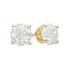 Thumbnail Image 0 of 0.50 CT. T.W. Certified Diamond Solitaire Stud Earrings in 14K Gold (J/I2)