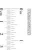 Thumbnail Image 1 of 0.16 CT. T.W. Diamond Twist Hoop Earrings in 10K White Gold
