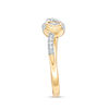 Thumbnail Image 2 of Interwoven™ 0.10 CT. T.W. Diamond Ring in 10K Gold