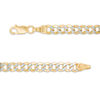 Thumbnail Image 1 of Italian Gold Men's 4.7mm Curb Chain Necklace in 14K Gold - 22"