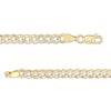Thumbnail Image 2 of Italian Gold Men's 4.7mm Curb Chain Bracelet in 14K Gold - 8.25"