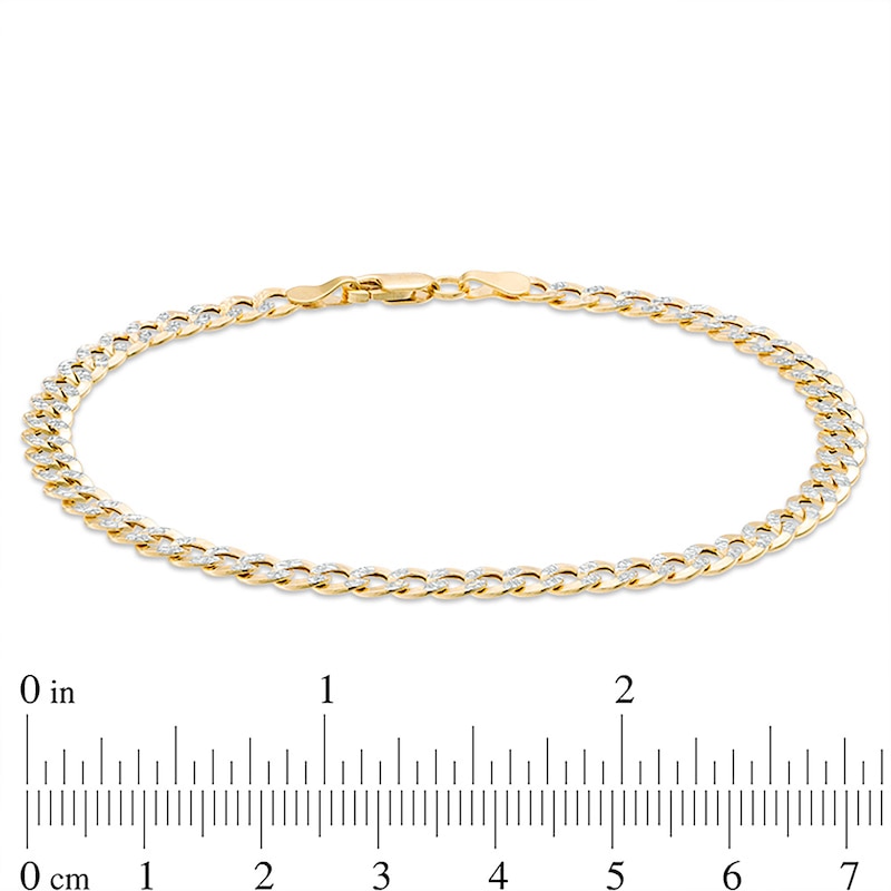 Italian Gold Men's 4.7mm Curb Chain Bracelet in 14K Gold - 8.25"|Peoples Jewellers