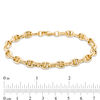 Thumbnail Image 2 of Men's 6.4mm Mariner Chain Bracelet in 14K Gold - 8.5"