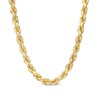 Thumbnail Image 1 of Italian Gold Men's 4.4mm Rope Chain Necklace in 14K Gold - 22"