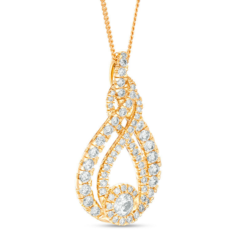 Interwoven™ CT. T.W. Diamond Pendant in 10K Gold