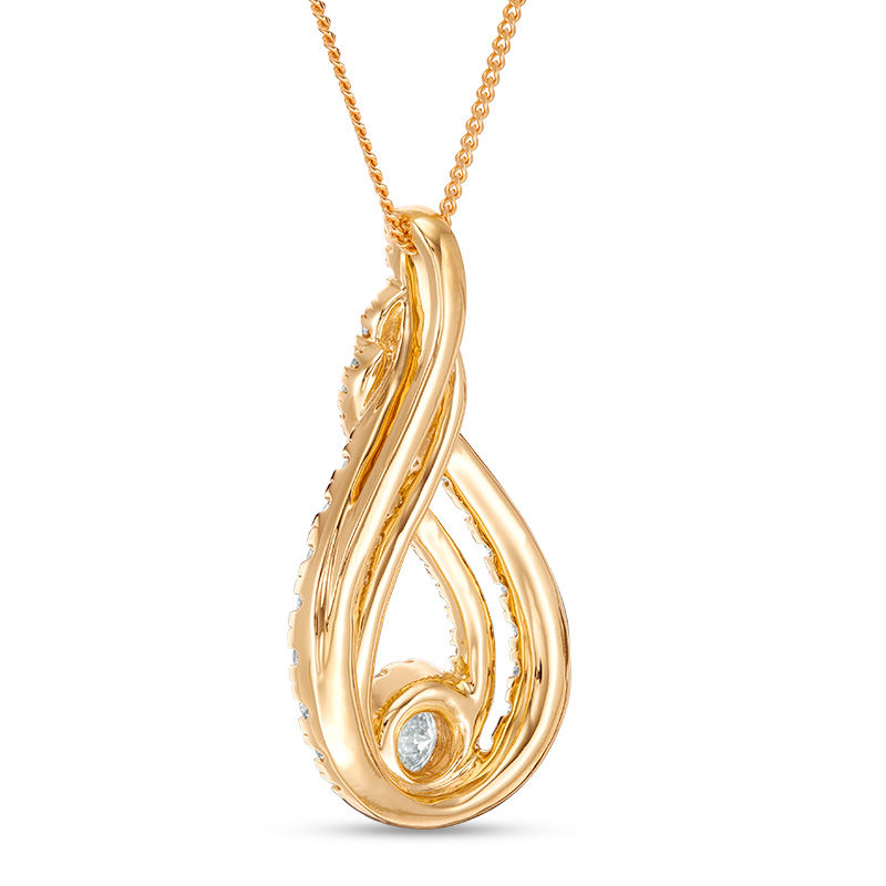 Interwoven™ CT. T.W. Diamond Pendant in 10K Gold