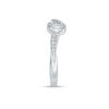 Thumbnail Image 3 of Interwoven™ 0.10 CT. T.W. Diamond Promise Ring in Sterling Silver - Size 7