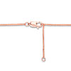Thumbnail Image 2 of Interwoven™ 0.145 CT. T.W. Diamond Bracelet in 10K Rose Gold - 7.75"