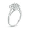Thumbnail Image 1 of 0.50 CT. T.W. Diamond Cushion Double Frame Engagement Ring in 10K White Gold